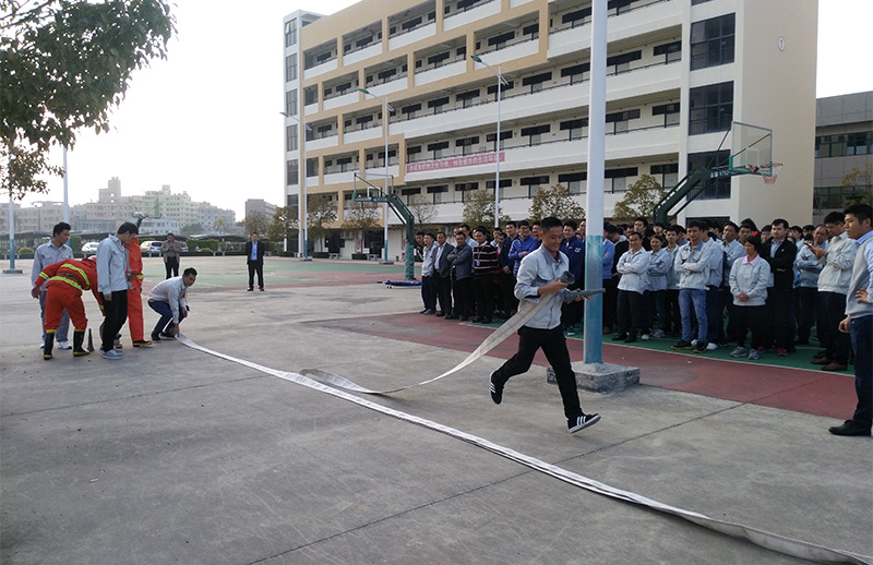 6686体育公司惠南工厂开展消防疏散演练活动