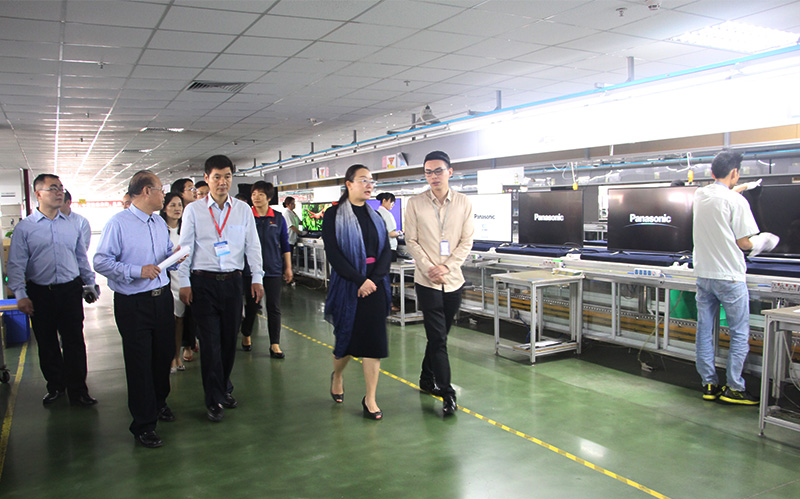 参观6686体育公司整机生产车间