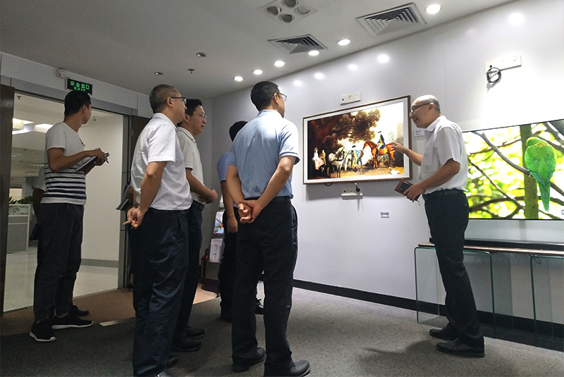 坂田街道党工委书记初庆同志一行莅临6686体育走访调研