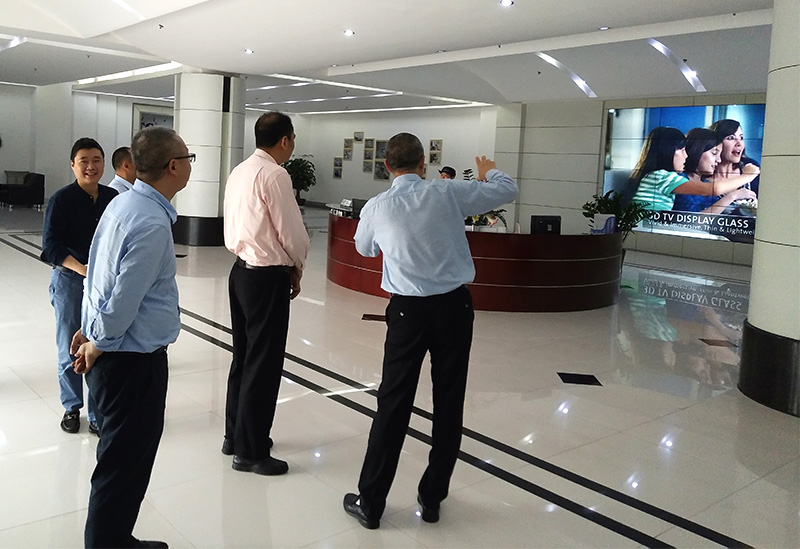 坂田街道办党工委副书记、办事处主任林逸涛一行莅临6686体育调研